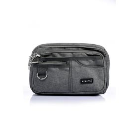 ÇÇS 31109 Gri Kumaş Erkek Bel Çantası