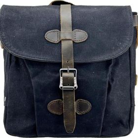 Ççs 31487 Siyah Mumlanmış Kanvas Retro Omuz Çantası