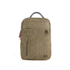 Ççs 51399 Haki Kanvas Erkek Sırt Çantası