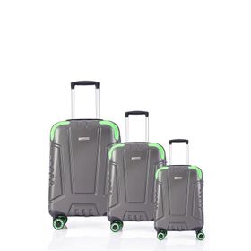 Ççs 5198 Antrasit 3'lü Abs Valiz Seti