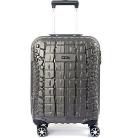 Ççs 5201 Crocodile ABS Gri Kabin Boy Valiz