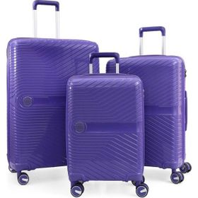 Ççs 5239 Polipropilen Mor 3'lü Valiz Seti