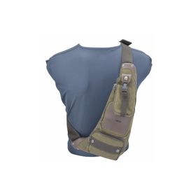 Ççs Body Bag Siyah Kanvas Kumaş Sırt Çantası