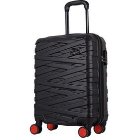 Ççs NC 092 Siyah Kırmızı Kabin Boy Valiz