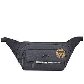 Ççs Siyah Su Geçirmez Kullanışlı Bodybag Kapaklı Bel Çantası
