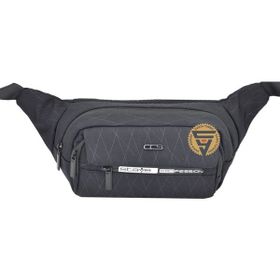Ççs Siyah Su Geçirmez Kullanışlı Bodybag Kapaklı Bel Çantası