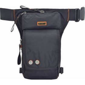 Ççs Waterproof Motosiklet Siyah Bel Bacak Çantası