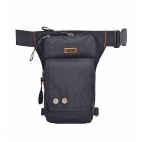 Ççs Waterproof Motosiklet Siyah Bel Bacak Çantası
