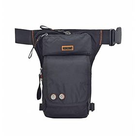 Ççs Waterproof Motosiklet Siyah Bel Bacak Çantası