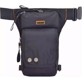 Ççs Waterproof Motosiklet Siyah Bel Bacak Çantası