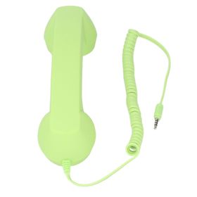 CCYLEZ Yeşil Retro Radyasyona Dayanıklı Kablosuz Cep Telefonu Ahizesi