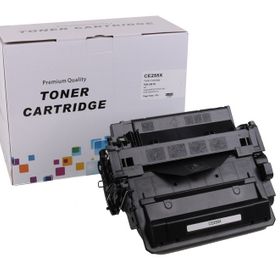 CE255X 55X HP Ssiyah Muadil Toner