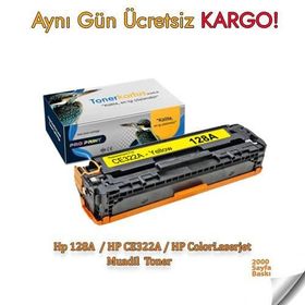 CE322A 128A HP Sarı Muadil Toner