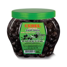Cebel 1000 gr İri Taneli Siyah Zeytin