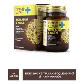 Cececap Skin Hair Nails Collagen 90 Kapsül