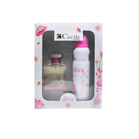 Cecile 8698438005685 Diva Edt 100 ml + Deodorant 150 ml Kadın Parfüm Seti