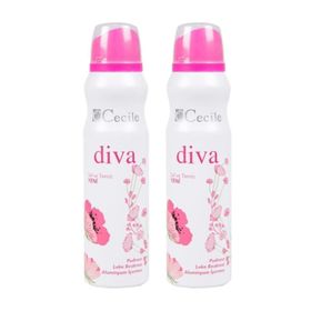 Cecile Diva 2x150 ml Kadın Deodorant