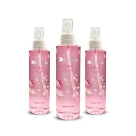 Cecile Diva 3x150 ml Kadın Vücut Spreyi
