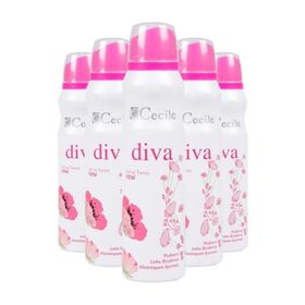 Cecile Diva 5x150 ml Kadın Deodorant