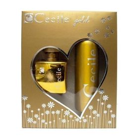 Cecıle Gold EDT 100 Ml ve Deodorant 150 Ml Bayan Parfüm Set