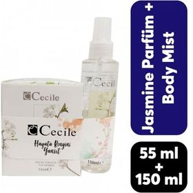 Cecile Jasmine EDT 55 ml Kadın Parfüm + 150 ml Vücut Spreyi