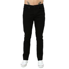 Cedy Denim C336 Yüksel Bel Bol Kesim Boru Paça Regular Fit Siyah Erkek Kot Pantolon