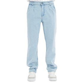 Cedy Denim CD354 Baggy Bol Kesim Uzun Bel Buz Mavisi Erkek Jeans Pantolon