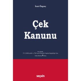 ÇEK KANUNU - İZZET ÖZGENÇ
