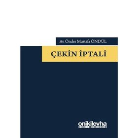 Çekin Zayi Olması ve İptali - Caner Gürühan