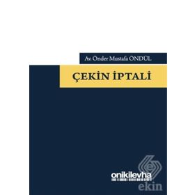 Çekin Zayi Olması ve İptali - Caner Gürühan