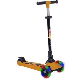 Çekirdek Zeka Winky Katlanabilir 3 Tekerli Turuncu Işıksız Kutulu Scooter