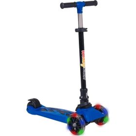 Çekirdek Zeka Winky Mavi Işıklı Teker Katlanabilir Scooter