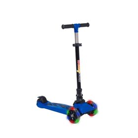 Çekirdek Zeka Winky Mavi Işıklı Teker Katlanabilir Scooter