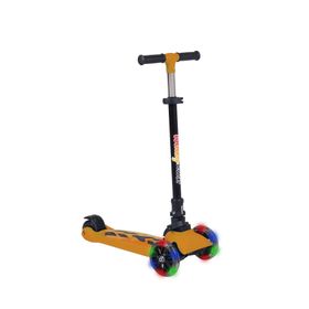 Çekirdek Zeka Winky Turuncu Işıklı Teker Katlanabilir Scooter