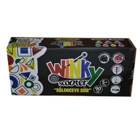 Çekirdek Zeka WSC5-IPembe Işıklı Kutulu Winky Scooter