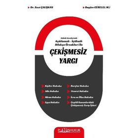 Çekişmesiz Yargı - Platon Hukuk Yayınevi