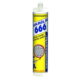 Çekomastik 666 Beyaz Akrilik Mastik