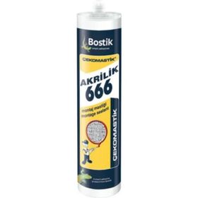 Çekomastik 666 Beyaz Akrilik Mastik