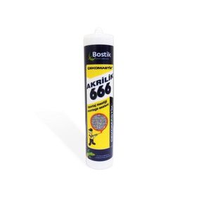 Çekomastik Akrilik 666 Montaj Beyaz 500 gr Mastiği