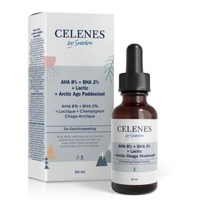 Celenes AHA + BHA + Lactic + Arctic Chaga Mushroom 30 ml Yüz Serumu