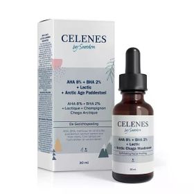 Celenes Arctic Chaga Musroom + AHA + BHA + Lactic 30 ml Cilt Bakım Serumu