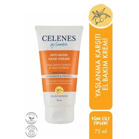 Celenes By Sweden Sea Buckthorn 75 ml Yaşlanma Karşıtı El Bakım Kremi