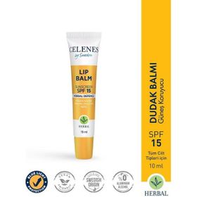 Celenes Herbal SPF15 10 ml Güneş Koruyucu Lip Balm
