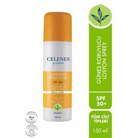Celenes Herbal SPF50+ 150 ML Güneş Koruyucu Losyon Sprey