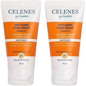 Celenes Sea Buckthorn Yaşlanma Karşıtı 2x75 ML El Kremi