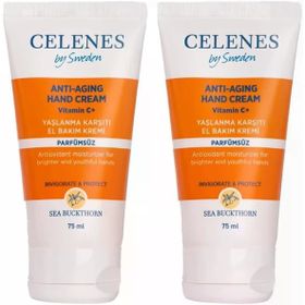 Celenes Sea Buckthorn Yaşlanma Karşıtı 2x75 ML El Kremi
