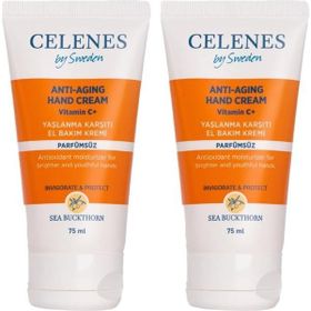 Celenes Sea Buckthorn Yaşlanma Karşıtı 2x75 ML El Kremi