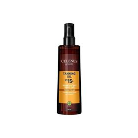 Celenes SPF15 200 ml Bronzlaştırıcı Güneş Yağı