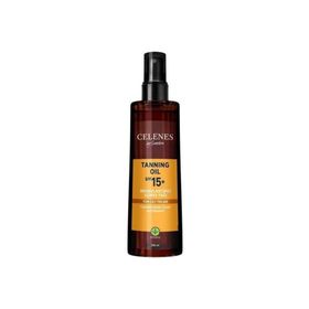 Celenes SPF15 200 ml Bronzlaştırıcı Güneş Yağı