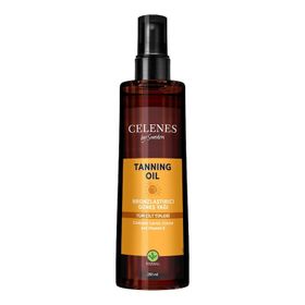 Celenes SPF15 200 ml Bronzlaştırıcı Güneş Yağı